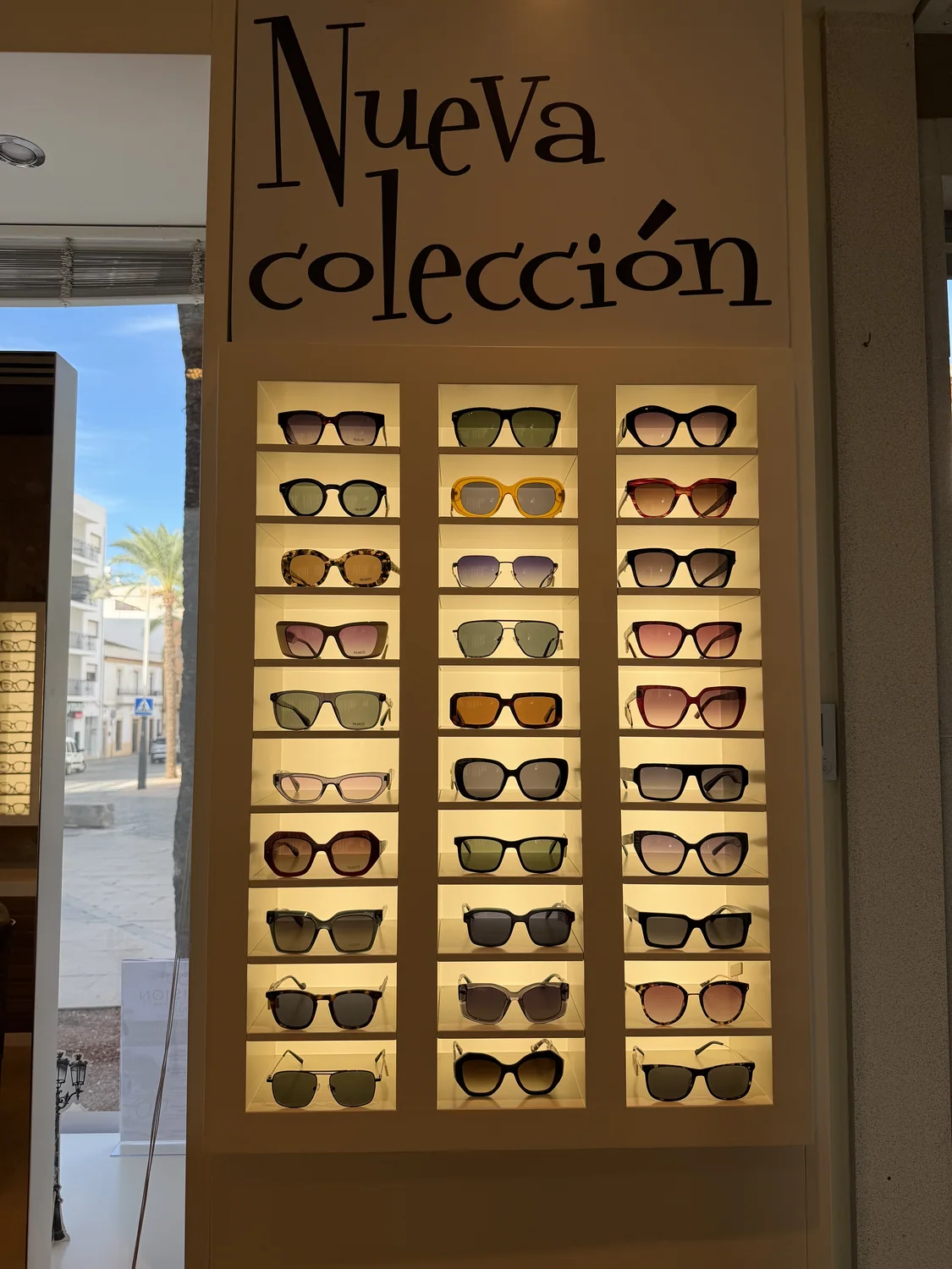 Expositor de gafas de sol en NL Visión
